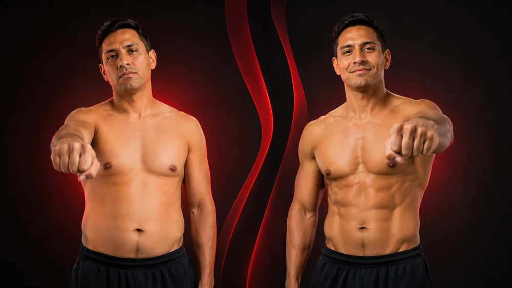 Antes e depois do desafio